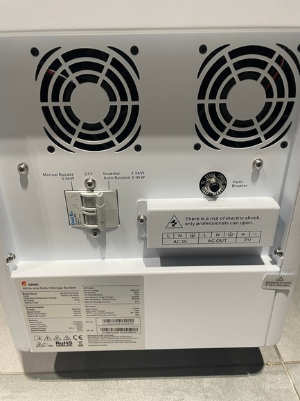 SR-EOT02S SRNE 100Ah 25.6 V мобильная электростанция